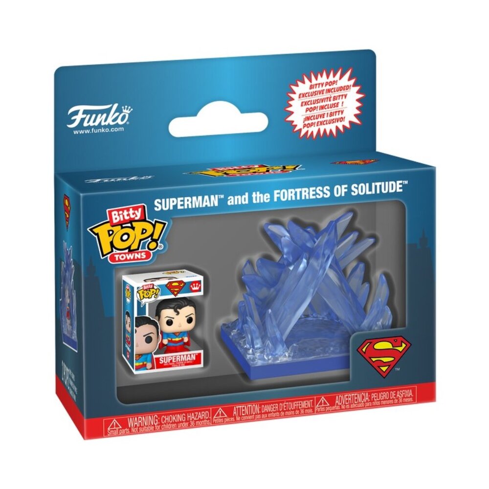 Funko Bitty POP! Towns DC Heroes Superman and the Fortress of Solitude